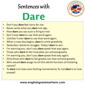 sinonimi dare|dare sentence.